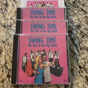 New CD set Best of the Big Bands Swing Time 3 CD set sealed in plastic.